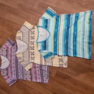 Lot of 3 short sleeve tees